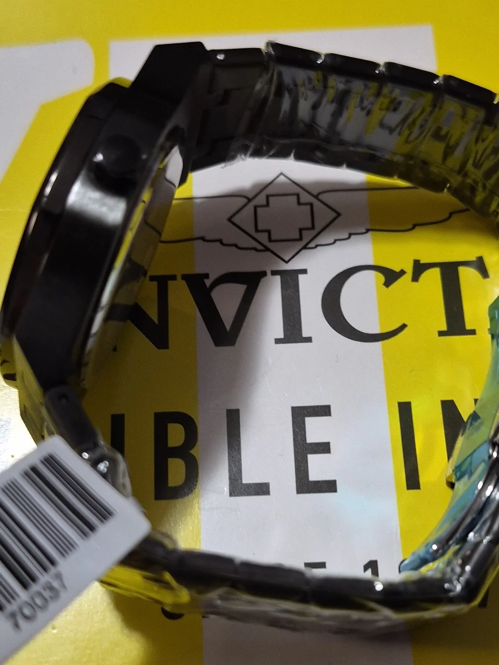 Invicta Speedway Rim Men's Stainless Steel Skeleton Dial Watch
